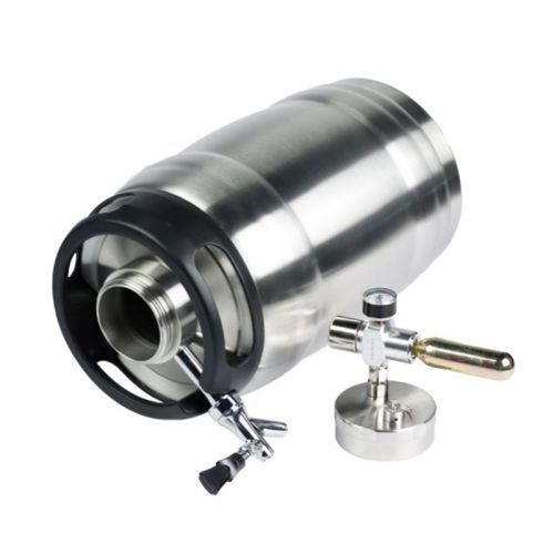 Barril de Acero Inoxidable de 5L de Doble Pared Aislado al Vacío con Grifo Dispensador