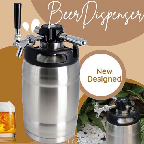 Barril de Acero Inoxidable al Vacío de 5L con Grifo Dispensador