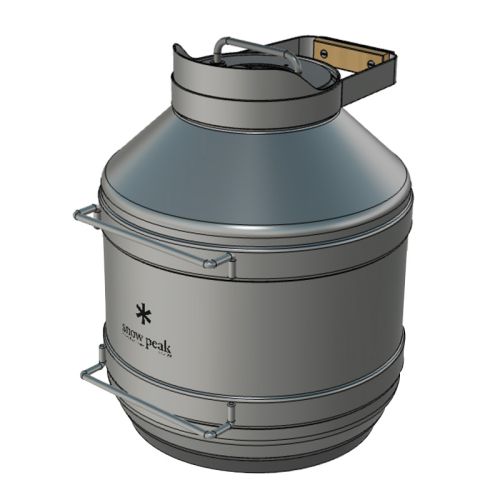 Growler Isotérmico de 4.7L con Tapa de Bambú 