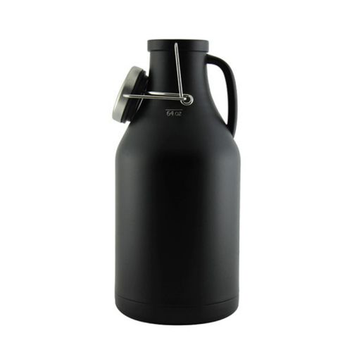 Growler de 1.89L con Aislamiento al Vacío y Tapa Flip Top