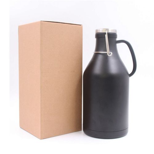 Growler de 1.89L con Aislamiento al Vacío y Tapa Flip Top