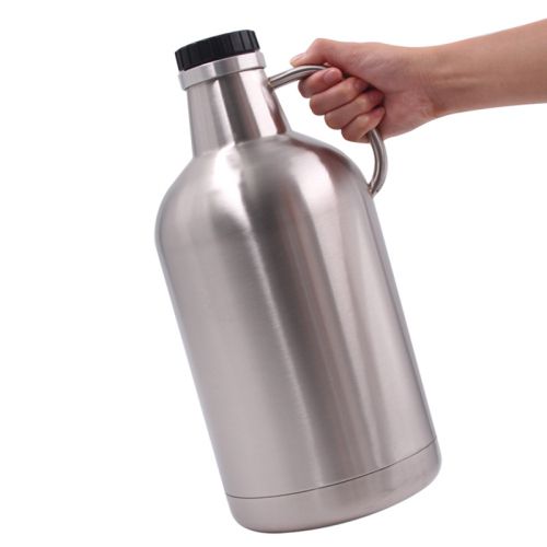 Growler de 3.78L con Aislante al Vacío y Tapa Rosca