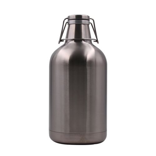 Growler de Doble Pared y Boca Ancha de 3.78L con Tapa Flip Top