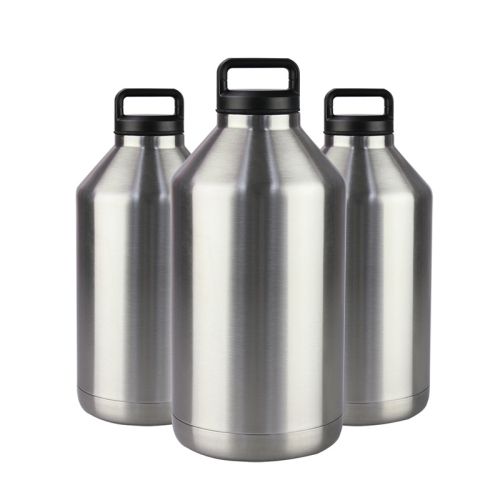 Growler de 3.8L de Doble Pared con Boca Ancha y Tapa Chug