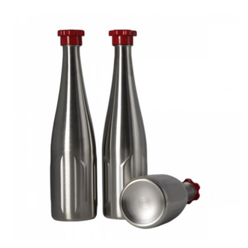 Botella de Acero Inoxidable, de 1L con Tapa Rosca