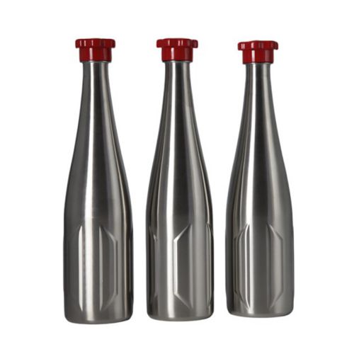Botella de Acero Inoxidable, de 1L con Tapa Rosca