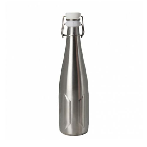 Botella de Acero Inoxidable, de 1L con Tapa Flip Top