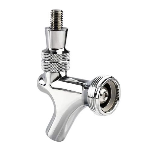 Grifo de Latón Cromado para Dispensar Cerveza