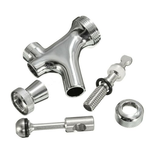 Grifo de Latón Cromado para Dispensar Cerveza