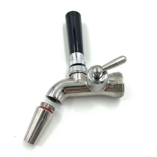 Grifo de Acero Inoxidable para Cerveza con Boquilla Corta