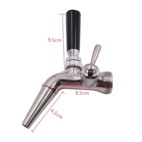 Grifo de Acero Inoxidable, con Boquilla Larga y Control de Flujo